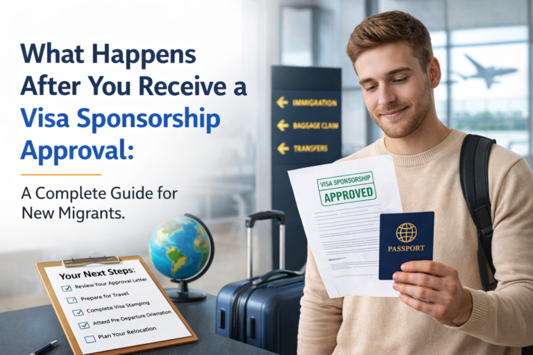 What Happens After You Receive a Visa Sponsorship Approval: A Complete Guide for New Migrants