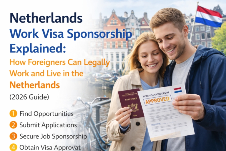 Netherlands Work Visa Sponsorship Explained: How Foreigners Can Legally Work and Live in the Netherlands (2026 Guide)